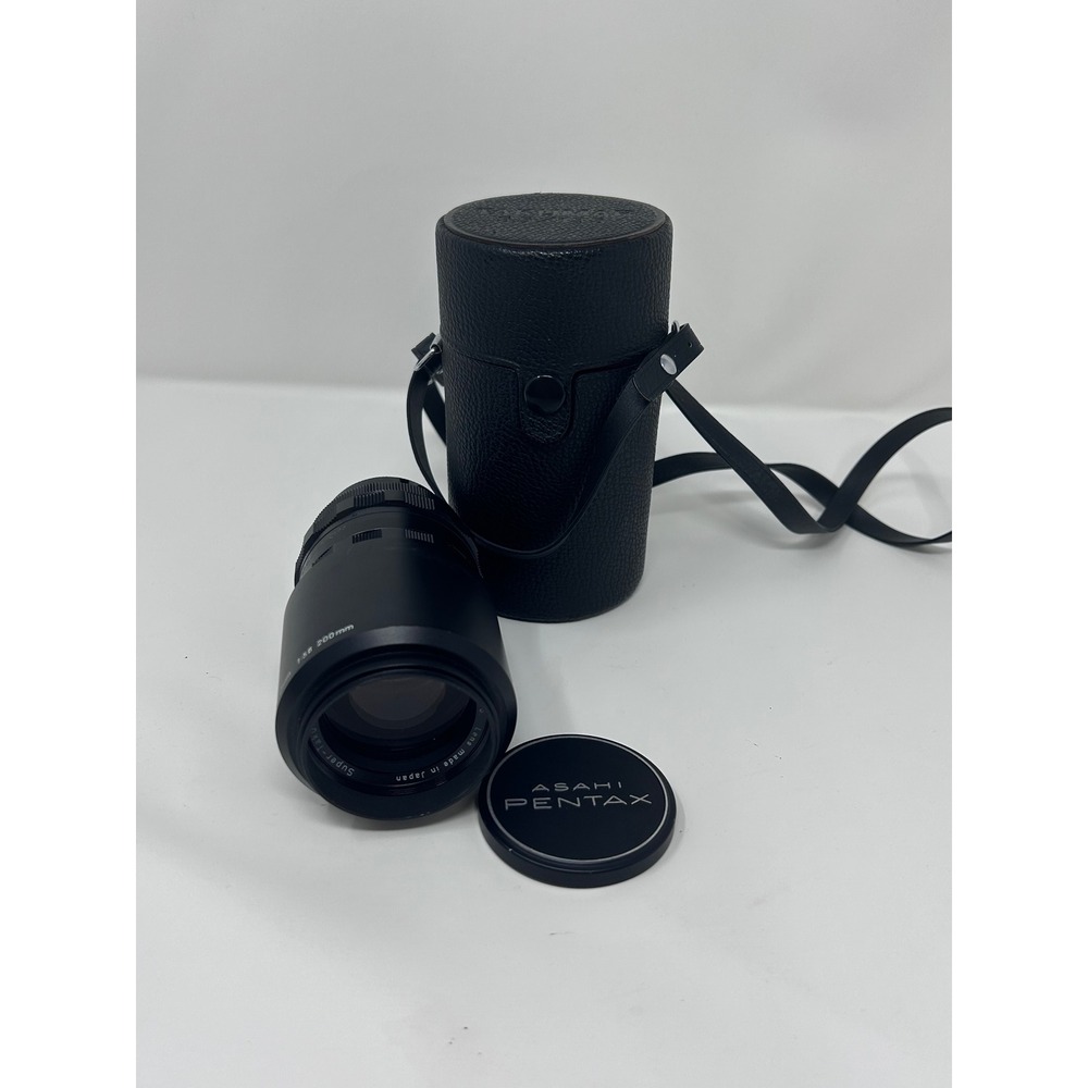 Asahi Pentax Super-Takumar 135mm 1:3.5 M42‎ Screw Mount Lens with Case Japan